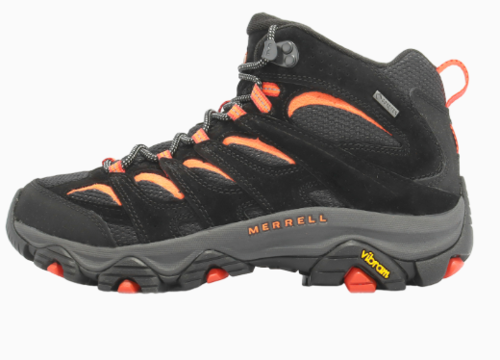 נעלי הליכה של Merrell Moab 3 Mid GTX Black / Tangerine