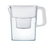 קנקן לסינון מים בנפח של 2.4 ליטר Pascale Water & Life Compact לבן + פילטר מתנה!