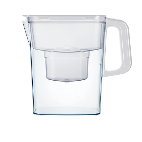 קנקן לסינון מים בנפח של 2.4 ליטר Pascale Water & Life Compact לבן + פילטר מתנה!