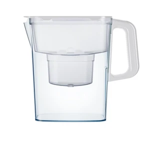 קנקן לסינון מים בנפח של 2.4 ליטר Pascale Water & Life Compact לבן + פילטר מתנה!