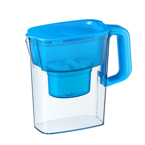 קנקן לסינון מים בנפח של 2.4 ליטר Pascale Water & Life Compact כחול + פילטר מתנה!