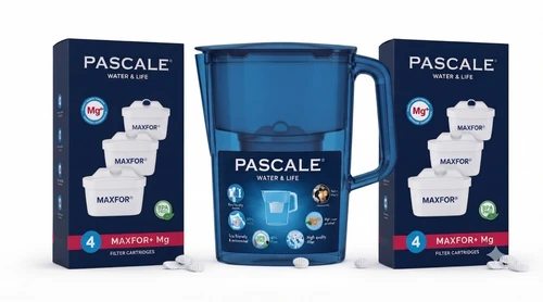 קנקן לסינון מים Pascale Water & Life Compact בנפח 2.4 ליטר בצבע כחול