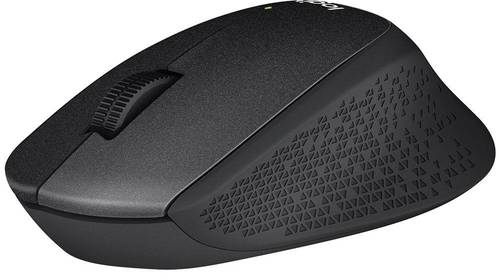 עכבר אלחוטי שחור Logitech M330 Silent Plus Mouse