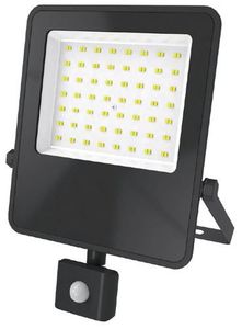 פנס הצפה 100W גוף שחור/אור יום עם סנסור Brightcom VIVA DL 100LM/W 
