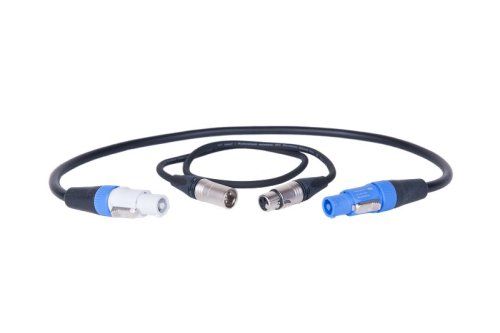 סט כבלי קישור (70 ס”מ) ל-DVA T12 הכולל 2 כבלי Powercon ו-2 כבלי XLR dBTechnologies