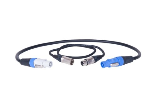 סט כבלי קישור (70 ס”מ) ל-DVA T12 הכולל 2 כבלי Powercon ו-2 כבלי XLR dBTechnologies