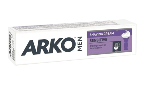 משחת גילוח לעור רגיש SENSITIVE ‏90 גרם ARKO