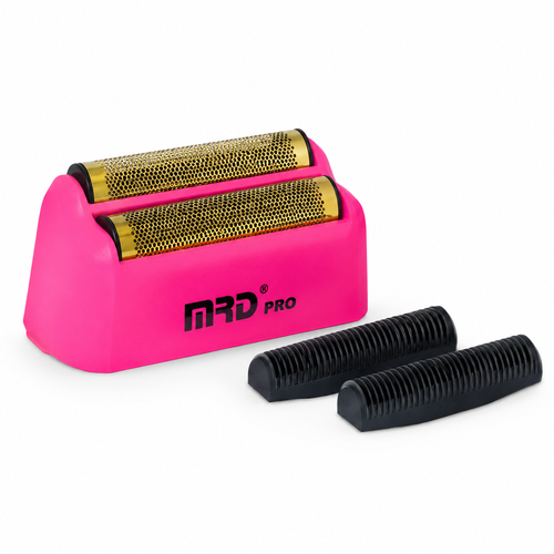 רשת וסכין למכונת גילוח של MRD (ורוד)