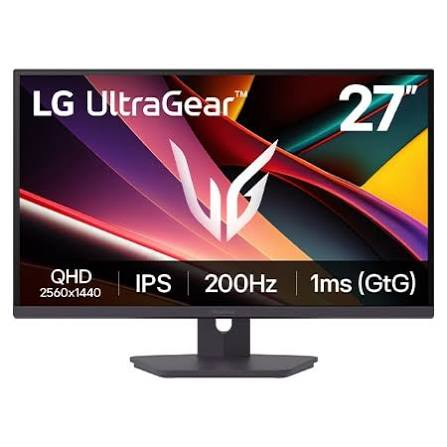 מסך גיימינג LG UltraGear 27" QHD 200Hz