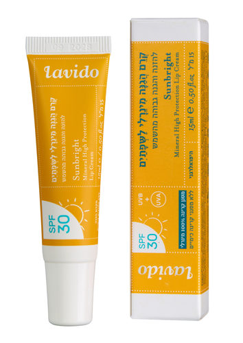 קדם הגנה מינרלי לשפתיים SPF 30 – Sunbright | Lavido