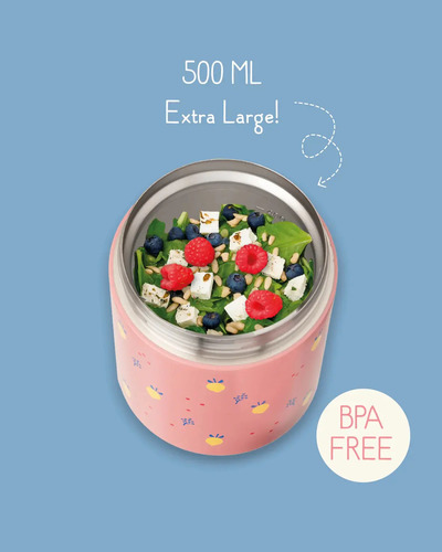 צנצנת אוכל תרמית 500 מ״ל – לימונים