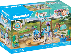 שיעור רכיבה 67 חלקים מסדרת Horses of Waterfall דגם 71637