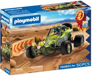 רכב באגי שטח למרוצי מדבר עם נהג מרוצים ואביזרים נלווים 50 חלקים 72063