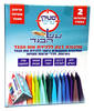 סטיקי טרפ עש הבגד צורת משולש - לוחות דבק מקצועיים ללכידת עש הבגדים - זוג