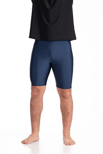 טייץ 3/4 לייקרה מידות גדולות 3XL עד 5XL לגברים בצבע כחול נייבי ובמגוון צבעים נוספים