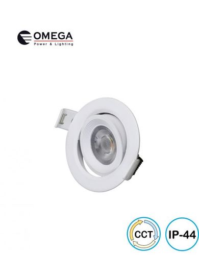 שקוע IP44 7W CCT LORENZO SLIM לבן OMEGA