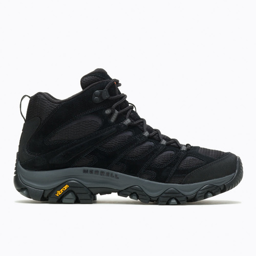 נעלי הליכה שחור Moab Mid 3 Gore-Tex GTX מבית Merrell