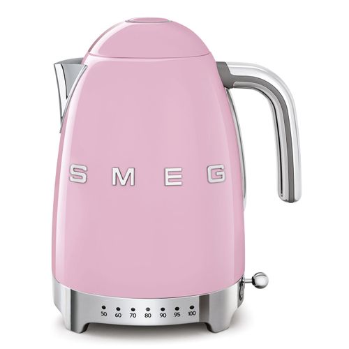 קומקום חשמלי עם בקרת טמפרטורה KLF04PKEU צבע ורוד SMEG 