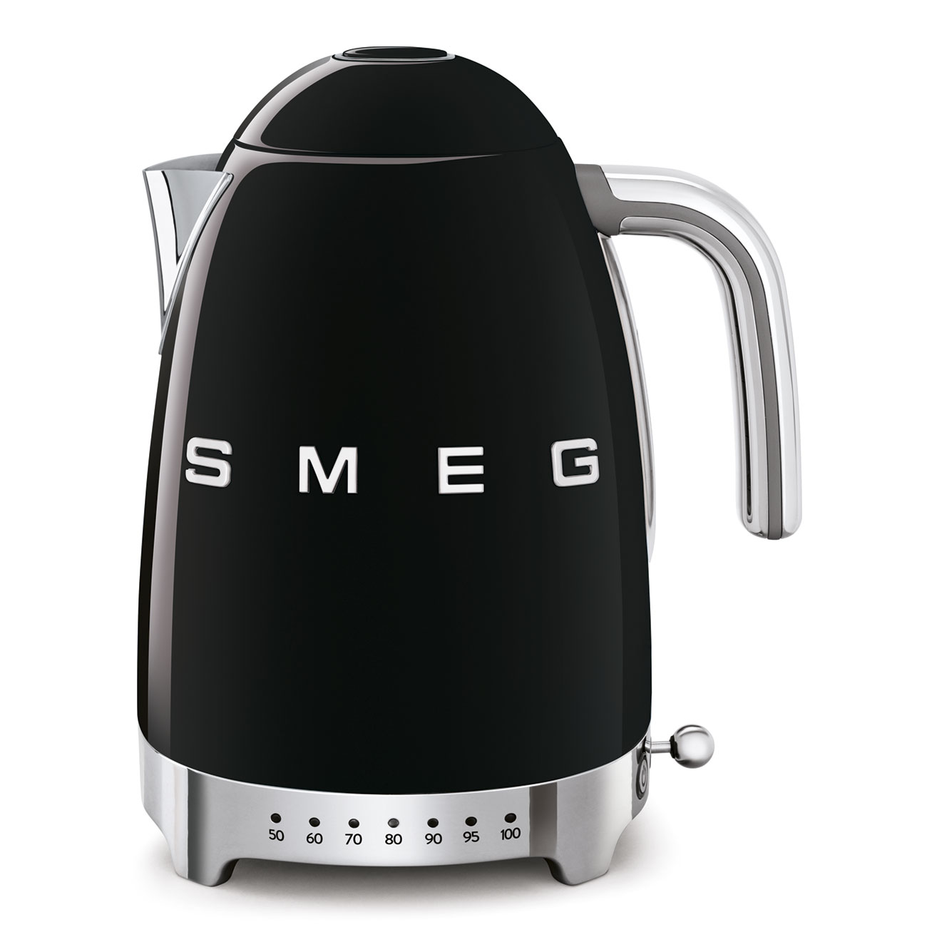 קומקום חשמלי עם בקרת טמפרטורה KLF04SSEU צבע שחור SMEG 