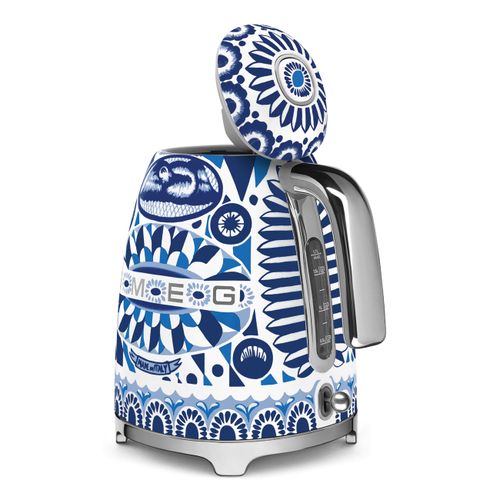 קומקום חשמלי 1.7 ליטר SMEG KLF03DGBEU Blu Mediterraneo Dolce&Gabbana
