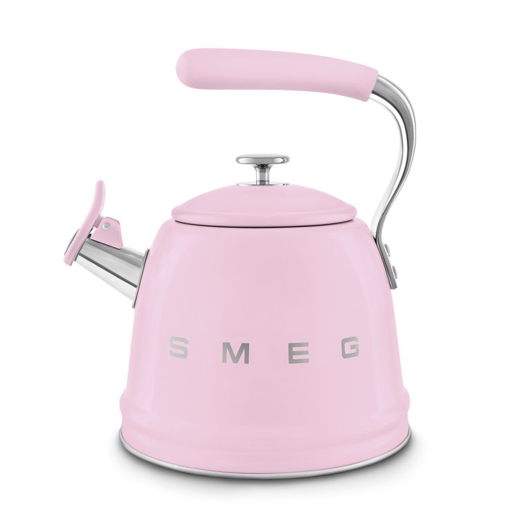 קומקום שורק 2.3 ליטר צבע ורוד SMEG CKLW2001PK  