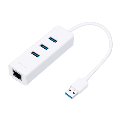 מתאם רשת TP-Link UE330 99360-330-00 USB 3.0 / 3x USB-A + Gigabit Ethernet