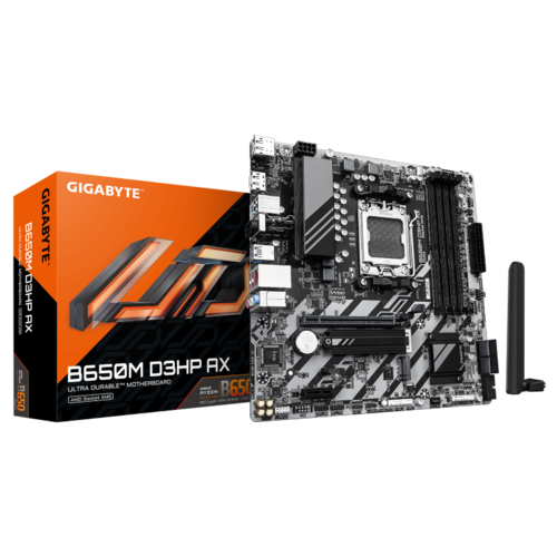 לוח אם | Gigabyte B650M D3HP AX 1.3 | DDR5 | AM5 | WIFI | BT | Micro-Atx