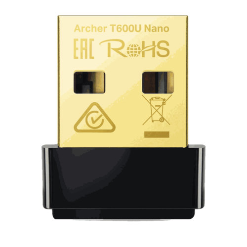 מתאם Wi-Fi TP-Link Archer T600U Nano 99360-600-02 AC600 USB Dual Band