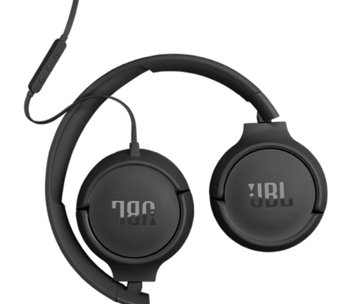 אוזניות חוטיות JBL Tune 520C USB-C On-Ear Black