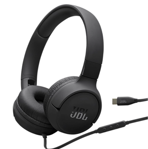 אוזניות חוטיות JBL Tune 520C USB-C On-Ear Black