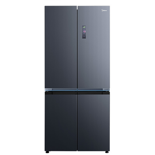 מקרר 4 דלתות 515 ליטר קו אפס Midea דגם MDRM706BIL70 - גימור נירוסטה שחורה
