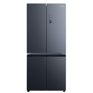מקרר 4 דלתות 515 ליטר קו אפס Midea דגם MDRM706BIL70 - גימור נירוסטה שחורה