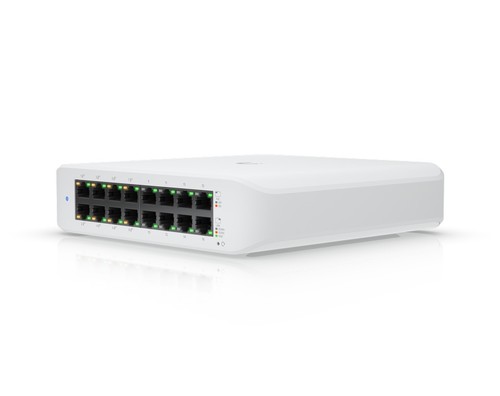 מתג ניהול שולחני קומפקטי UniFi Lite 16 PoE USW-Lite-16-PoE