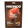 HIKINCO - תות מיובש בהקפאה בציפוי בטעם שוקולד מריר 60 גרם 