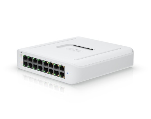 מתג ניהול שולחני קומפקטי UniFi Lite 16 PoE USW-Lite-16-PoE