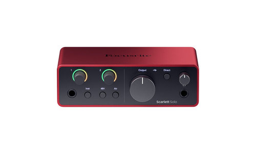 חבילת אולפן - Focusrite Scarlett Solo Studio G4 