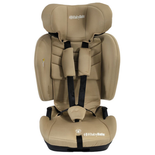 כיסא בטיחות מתקפל משולב בוסטר EverFit I-Size מבית בייביסייף (בז')