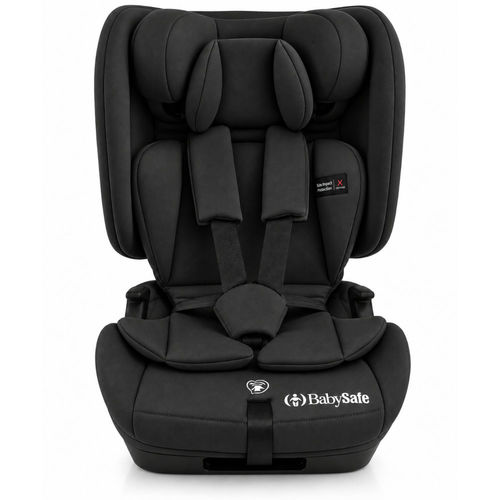 כיסא בטיחות מתקפל משולב בוסטר  דגם EverFit I-Size מבית בייביסייף (שחור)