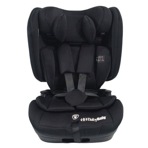 כיסא בטיחות מתקפל משולב בוסטר  דגם EverFit I-Size מבית בייביסייף (שחור)