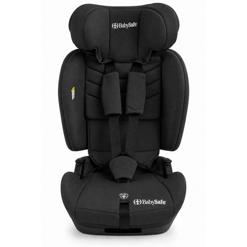 כיסא בטיחות מתקפל משולב בוסטר  דגם EverFit I-Size מבית בייביסייף (שחור)