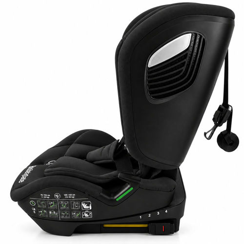 כיסא בטיחות מתקפל משולב בוסטר  דגם EverFit I-Size מבית בייביסייף (שחור)
