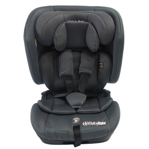 כיסא בטיחות מתקפל משולב בוסטר דגם EverFit I-Size מבית בייביסייף (אפור)