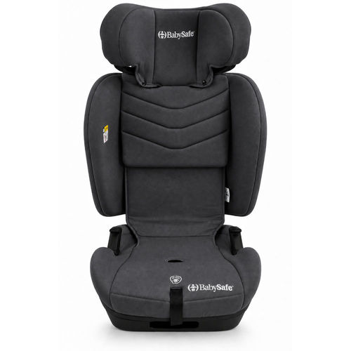 כיסא בטיחות מתקפל משולב בוסטר דגם EverFit I-Size מבית בייביסייף (אפור)