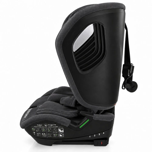 כיסא בטיחות מתקפל משולב בוסטר דגם EverFit I-Size מבית בייביסייף (אפור)