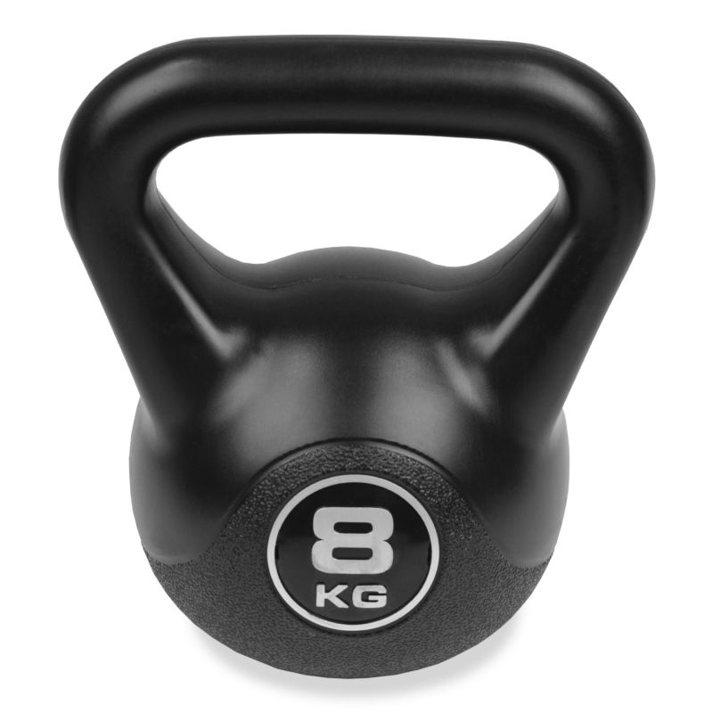 משקולת קטלבל 8 ק"ג צבע שחור crossfit Kettelbell 