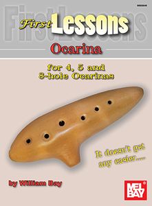 ספר לימוד לאוקרינה 4 / 5 / 8 חורים First Lessons Ocarina