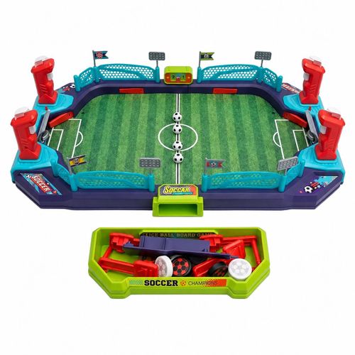 כדורגל שולחני 2 ב־1 לילדים Championship Foosball and Soccer עם מגרש משחק וכדורי כדורגל