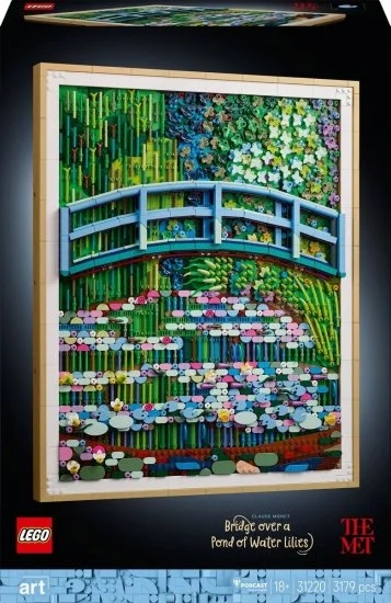 קלוד מונה – גשר יפני מעל בריכת חבצלות המים 31220 LEGO Art