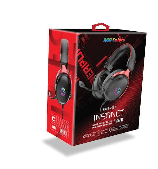 אוזניות גיימינג Energy Instinct GM400 RGB