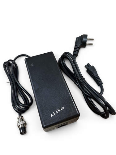 מטען 36V 2A ראש הברגה GX לאופניים, קורקינט ואופנוע חשמלי